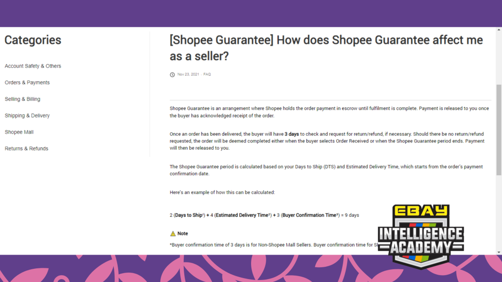 Dropship Shopee Malaysia - Shopee Guarantee
