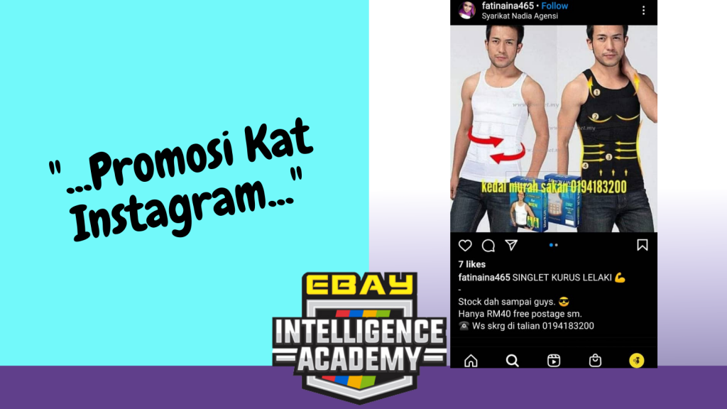 Dropship Shopee Malaysia - Promosi Kat Instagram